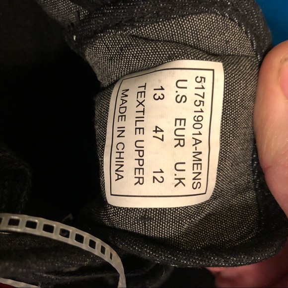 NEW Levi Strauss Denim Canvas Men’s Sneaker - Size 13 - Picture 4 of 6